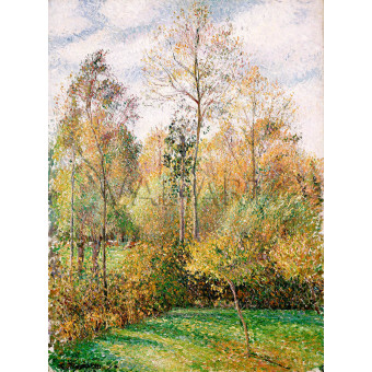 Репродукции на картини: Есен, тополи, Ерани (1894) – Камий Писаро